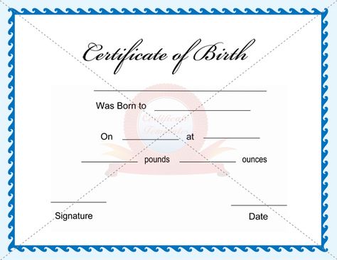 Birth Certificate Template Certificate Template Pinterest - birth certificate template for school project Birth Certificate Template Certificate Template Pinterest - birth certificate template for school project
