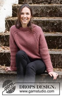 500+ Strikking ideas in 2020 | knitting patterns, knit Strikket DROPS genser i ”Alpaca” og “Kid Silk” med dobbel