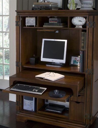 Riverside Furniture Cantata Computer Armoire In Burnished Cherry By 1460 25 Lower Right H Riverside Furniture Cantata Computer, Riverside Computer Armoire