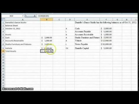 Create a simple Balance Sheet - YouTube Business Plan - blank balance sheets Create a simple Balance Sheet - YouTube Business Plan - blank balance sheets