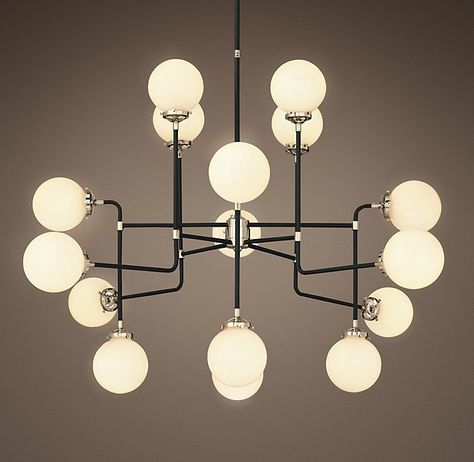 Bistro Globe Clear Glass Lattice Chandelier Bistro Globe Clear Glass Lattice Chandelier