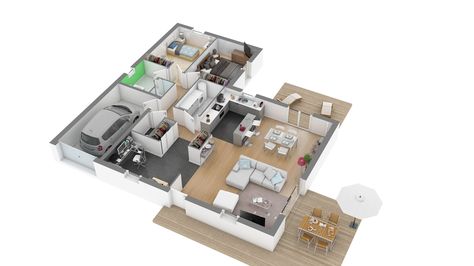 Pin by Anna Peña on homes with floor plans and interior photos - plan de maison rectangulaire plain pied Pin by Anna Peña on homes with floor plans and interior photos - plan de maison rectangulaire plain pied