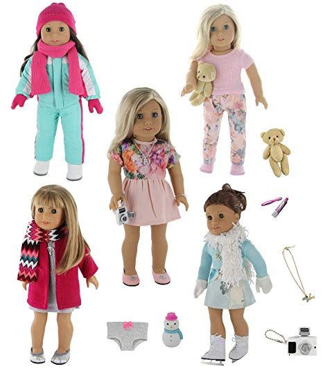 Handmade 18 Inch Doll Clothes Brown 5 Piece Penny Lane Jacket Outfit 730 Doll Clothes American Girl American Doll Clothes American Girl Clothes