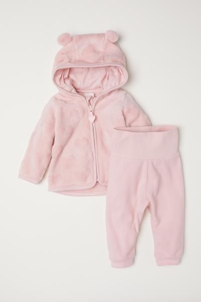 Jacket And Pants Light Pink Kids H M Us Bebek Modasi Erkek Bebek Stili Kiz Bebek Tulumu