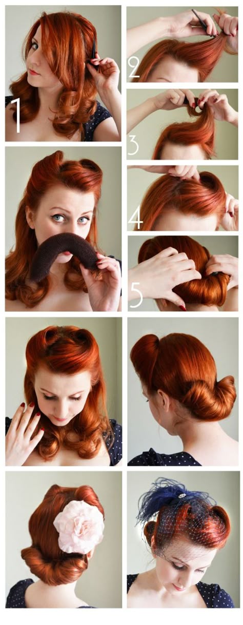 21 Pin Up Hairstyles for an Ultimate Vintage Look - Hottest Haircuts