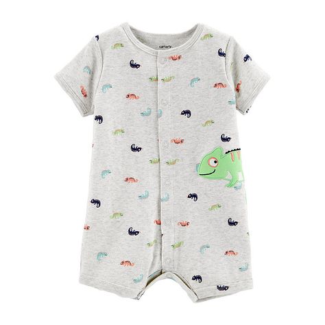 Yellow//Multi Carters Baby Girls Size 18 Months Sleeveless Fish Romper