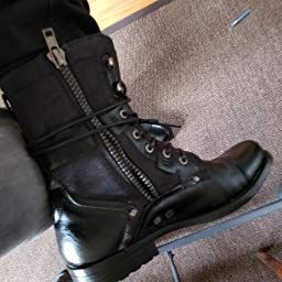 JUMP Mens Deploy Cap Toe Military Combat Boot