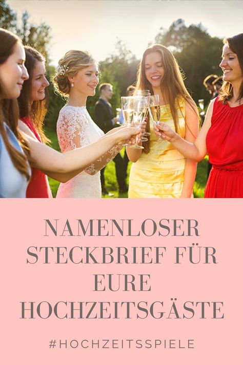 Spiele hochzeitsgäste kennenlernen