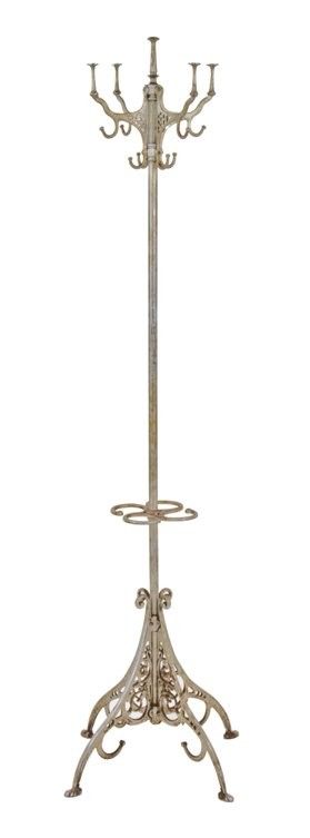 Highly Ornate Late 19th Century Antique American Freestanding Cast Iron Barber Coat Rack With Combination Umbrella S Stand Diy Coat Rack Umbrella Stand, Antique Coat And Umbrella Stand