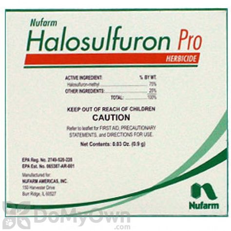 halosulfuron herbicide razor domyown
