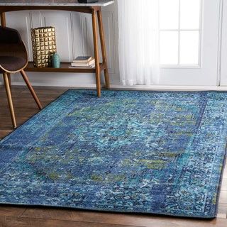 Traditional Vintage Inspired Overdyed Fancy Runner Area Rug