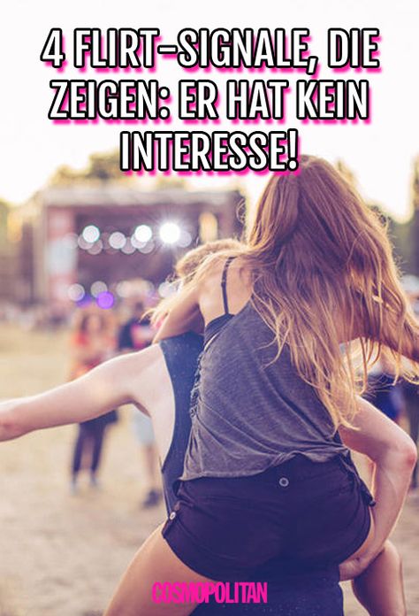 Flirten oder nur nett
