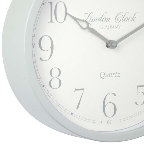 London Clock Company Alice Wall Soft Grey Zoom2 24295 - London Wall Clock Company London Clock Company Alice Wall Soft Grey Zoom2 24295 - London Wall Clock Company
