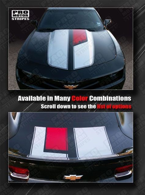 Chevrolet Camaro 45th Anniversary Style Stripes Decals 2010 2011 2012 2013
