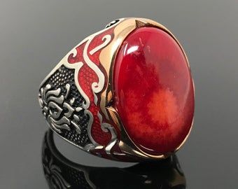 agate tiger eye garnet sterling pendant