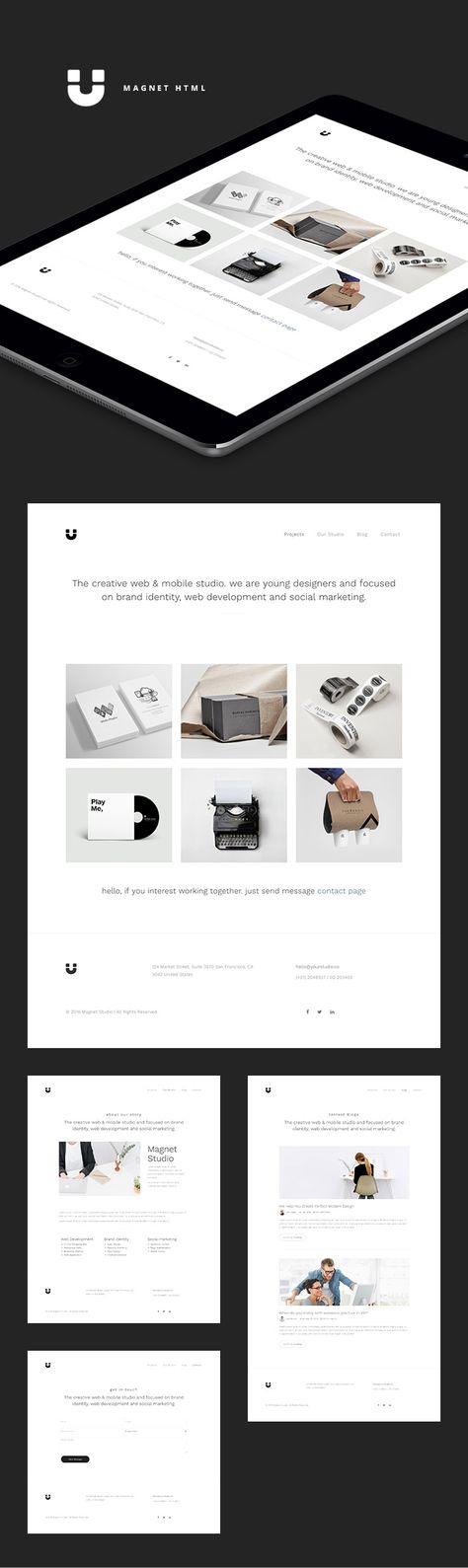 FREE} Intent - Minimal Portfolio Template by Lucid Themes on - free po template FREE} Intent - Minimal Portfolio Template by Lucid Themes on - free po template