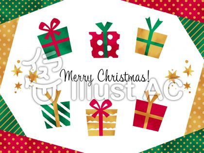 シーグラスアート「クリスマスリース」 ミニ額 イラスト