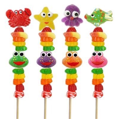 Gummy sealife candy Kabob Allison's | Candy kabobs, Gummies party & grillsauzen | Finefoods Online
