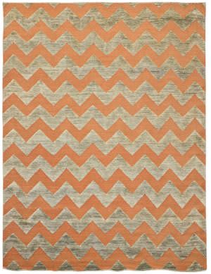 Due Process Milano Zig Zag Orange Area Rug Rugs Orange Area Rug Area Rugs