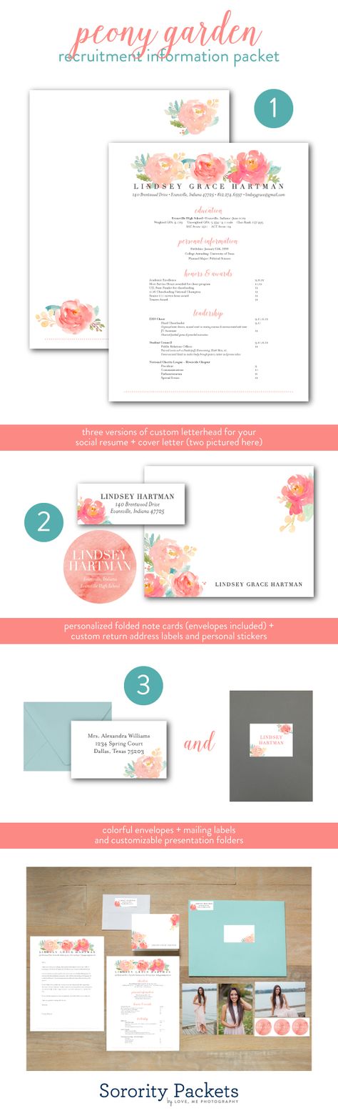 How to assemble a Recruitment Information Packet + information on - sorority recruitment resume How to assemble a Recruitment Information Packet + information on - sorority recruitment resume