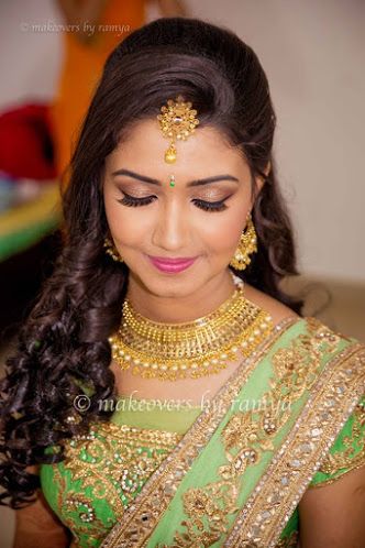 Makeovers By Ramya Portfolio Bridal Makeup Bride Wearing A