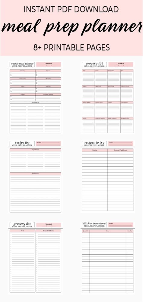 list of pinterest printable