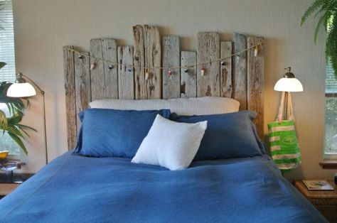 Tete De Lit Bois Style Bord De Mer