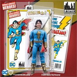 SHAZAM RETRO SERIES 1 SHAZAM JR; 8 INCH ACTION FIGURE NEW MOSC