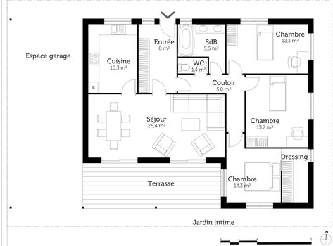 Plan Maison 140m2 Architecture Pinterest Architecture - faire ses plan de maison gratuit Plan Maison 140m2 Architecture Pinterest Architecture - faire ses plan de maison gratuit