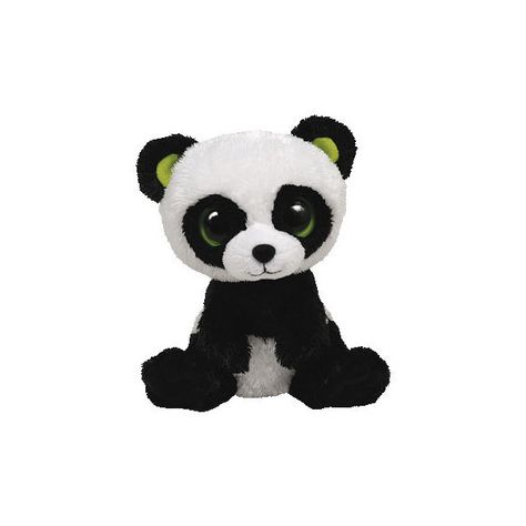 Bamboo Black Panda Ty Beanie Boos Boo Soft Plush Stuffed Teddy Cuddly Toy 6/"