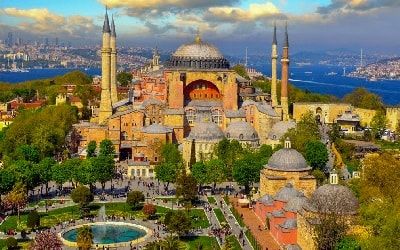 متحف آيا صوفيا في اسطنبول تركيا Hagia Sophia Blue Mosque Istanbul Hagia Sophia Istanbul