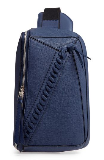 Stylish LOEWE Puzzle Sling Bag Blue Green