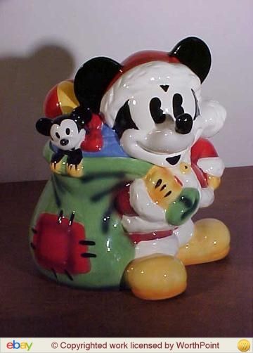 Details about / Disney Mickey Mouse Christmas Cookie Tin and Cookie Cutter 2011 Price for 1