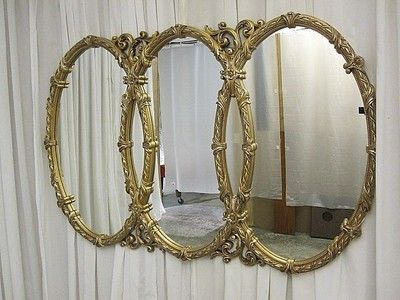 Pin By Lasya On Place Mirror Oval Antique Wall - Syroco Triple Oval Mirror Pin By Lasya On Place Mirror Oval Antique Wall - Syroco Triple Oval Mirror