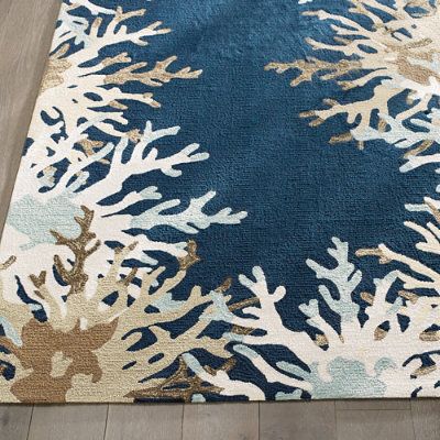 Marina C Border Outdoor Rug Grandin Road Rugs Blue Marina C Border Outdoor Rug, Grandin Road Outdoor Rugs
