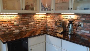 Kitchen Backslash Arabesque Backsplash Brick Veneer Backsplash