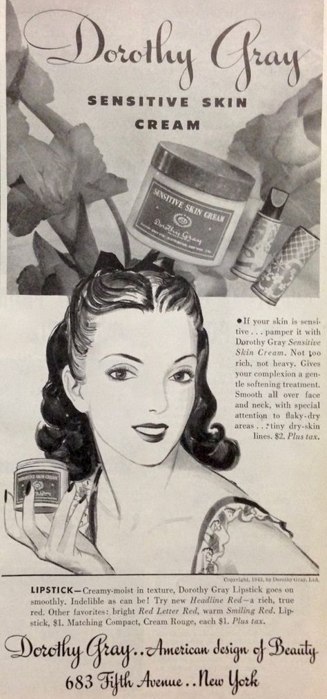 1960/'s Beauty Retro Beauty Cream Advertising Art 1960/'s Fashion 1960 Dorothy Gray Vintage Ad Retro Beauty Satura Great for Framing.