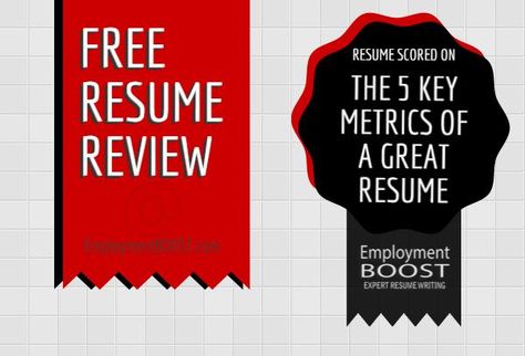 Free Resume Review And Resume Scorecard from Employment BOOST - resume critique free Free Resume Review And Resume Scorecard from Employment BOOST - resume critique free