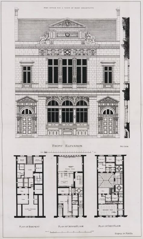 Elevation and floor plans of a hotel particulier, Tours Фасад - frais annexes construction maison3 Elevation and floor plans of a hotel particulier, Tours Фасад - frais annexes construction maison3