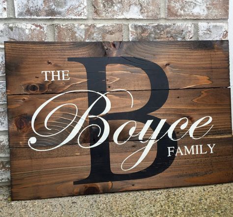 Personalized Ocean Themed Monogram Family name sign Wood craft custom made