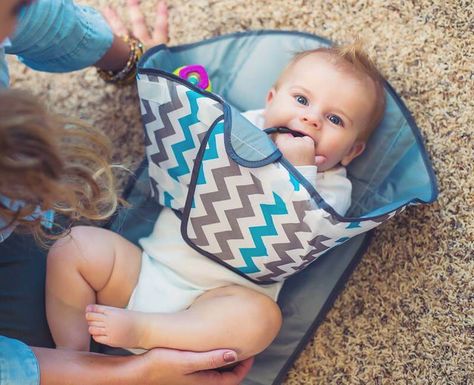 Babies and Toddlers 3-in-1 Diaper Clutch,Portable Clean Hands Changing Pad,Changing Station,Diaper-Time Playmat with Redirection Barrier for Use with Infants Babies and Toddlers 3-in-1 Diaper Clutch,Portable Clean Hands Changing Pad,Changing Station,Diaper-Time Playmat with Redirection Barrier for Use with Infants