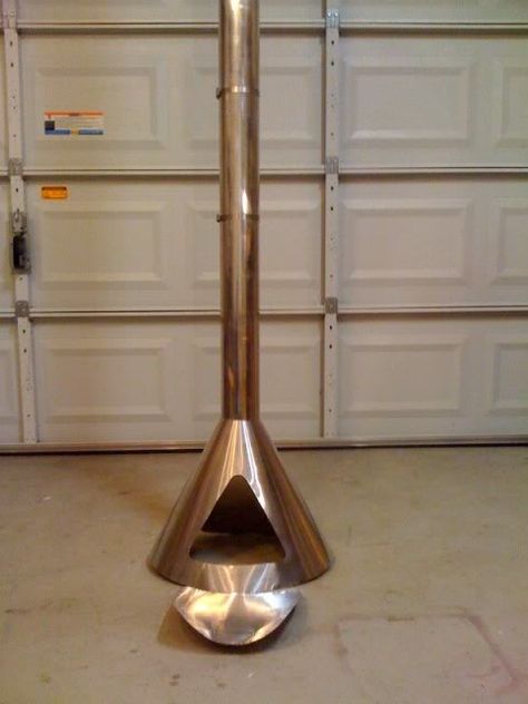 DIY Pretty in tent fireplace made from roof flashing... | Guest house ideas | Pinterest | Roof flashing DIY Pretty in tent fireplace made from roof flashing...