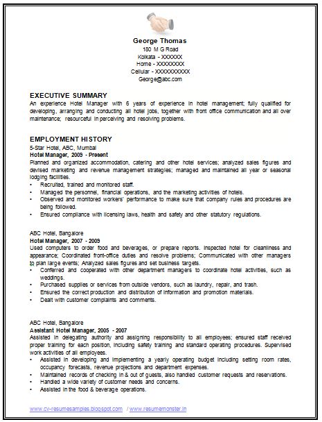 Professional+Resume+Formats+(35) resume Pinterest Company - restaurant manager resume template Professional+Resume+Formats+(35) resume Pinterest Company - restaurant manager resume template