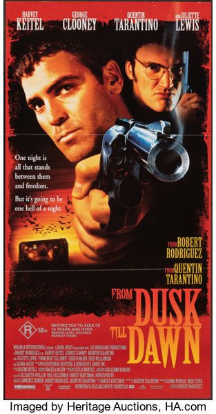 From Dusk Till Dawn Dimension 1996 Folded Very Fine Lotid 23011 Heritage Auctions Dusk Till Dawn Dawn Movie Movie Posters