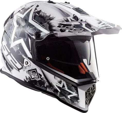 LS2 MX436 PIONEER Casco de motocicleta de doble deporte LS2 MX436 PIONEER Casco de motocicleta de doble deporte