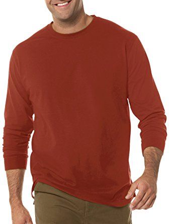 Harbor Bay by DXL Big and Tall Wicking Jersey No-Pocket Tee