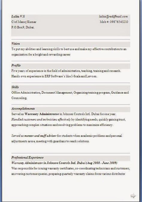 download resumes Sample Template Example ofExcellent Curriculum - example profile for resume download resumes Sample Template Example ofExcellent Curriculum - example profile for resume