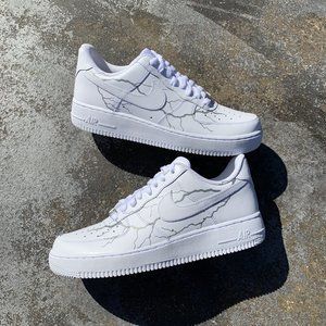 3M Lightning Air Force 1 Custom Shoes | Schuhe damen 3M Lightning Air Force 1 Custom Sneakers #Air #Custom