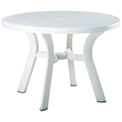 Truva Resin Round Dining Table 42 Inch 29 H X W S Com Dp B0085ph9ds Patio Furniture Outdoor Patio Dining Table, 42 Inch Round Patio Table