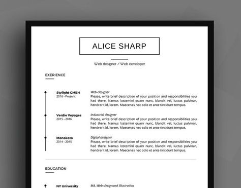 Professional Resume Template \/ CV Template + Cover Letter + - how to write a reference list for resume Professional Resume Template \/ CV Template + Cover Letter + - how to write a reference list for resume